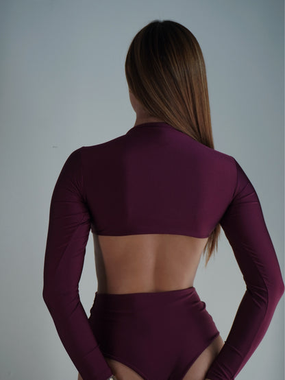 Body VC Color Uva – Con y Sin Abertura en Espalda