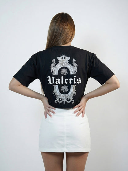 Camiseta Corta VALCRIS – Cropped Moderno