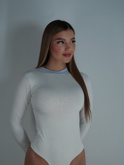 Body Marfil con Cuello Azul Bebé – VALCRIS
